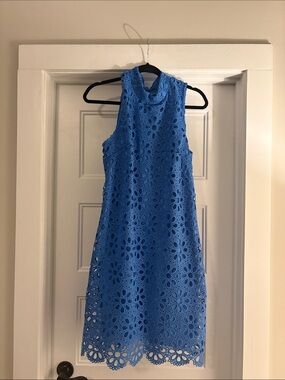 signature by robbie bee blue dress Signature by Robbie Bee Blue Dress L (12-14)